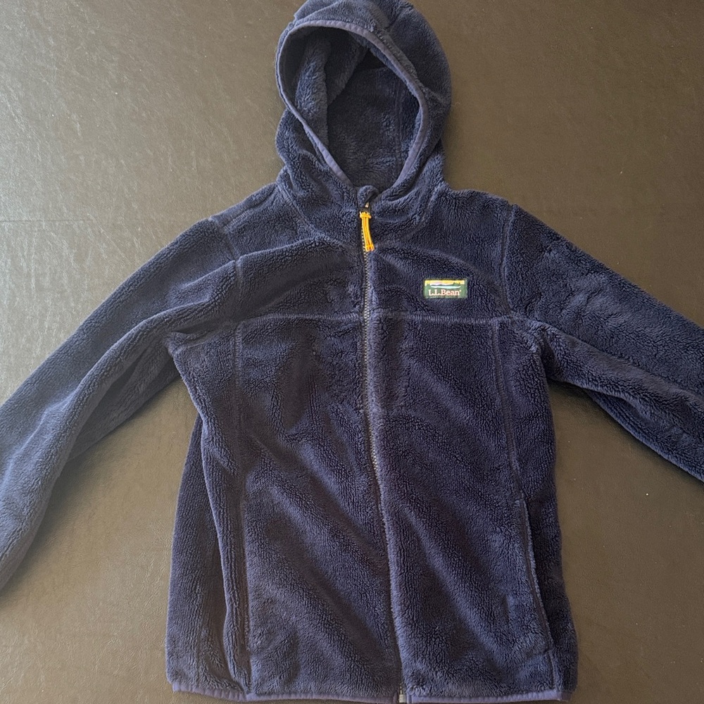 L.L. Bean Dark Blue Fleece Hoodie